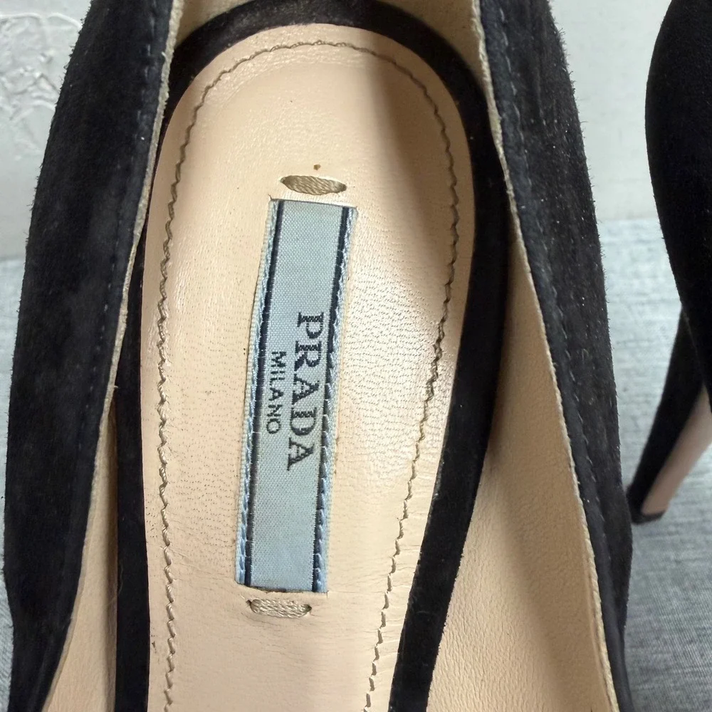 Prada peep toe